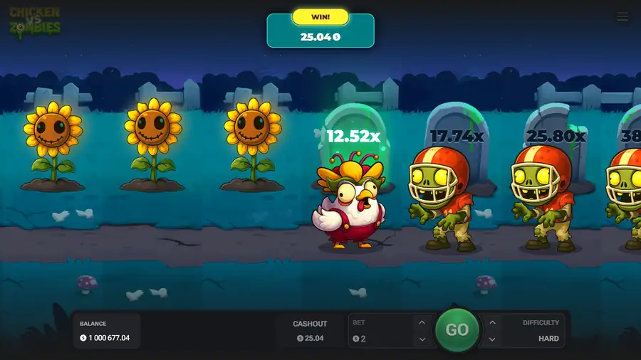 Chicken VS Zombies - Νίκες στο παιχνίδι